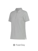 [2 SET] Airy Fit Half-Zip Short Sleeve Polo Shirt