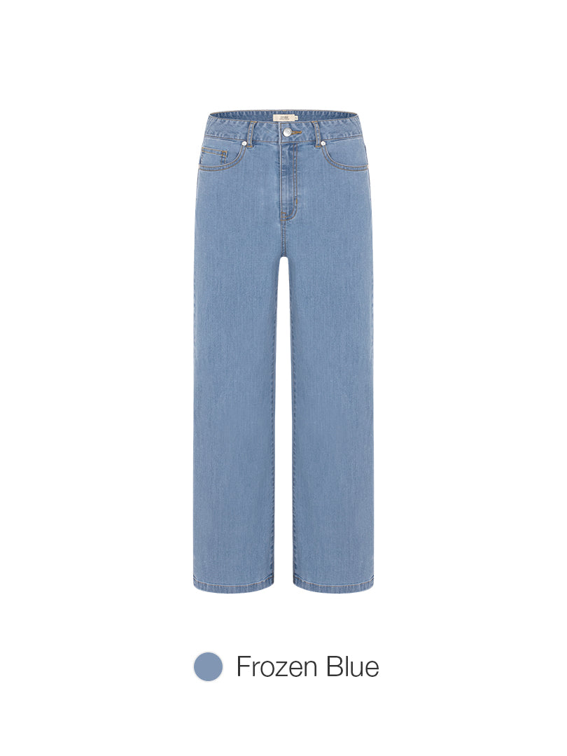 Ice airdenim Semi-Wide Jeans