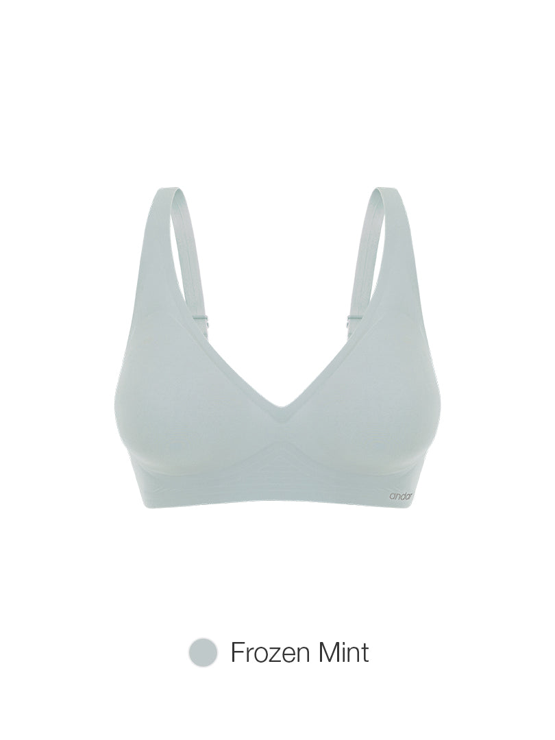 All-Day Fit Cooling Hook & Eye Bra (Built-In Pads)