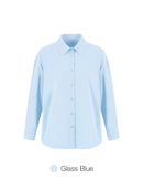 comfort fresh Oversized Long Sleeve Shirt