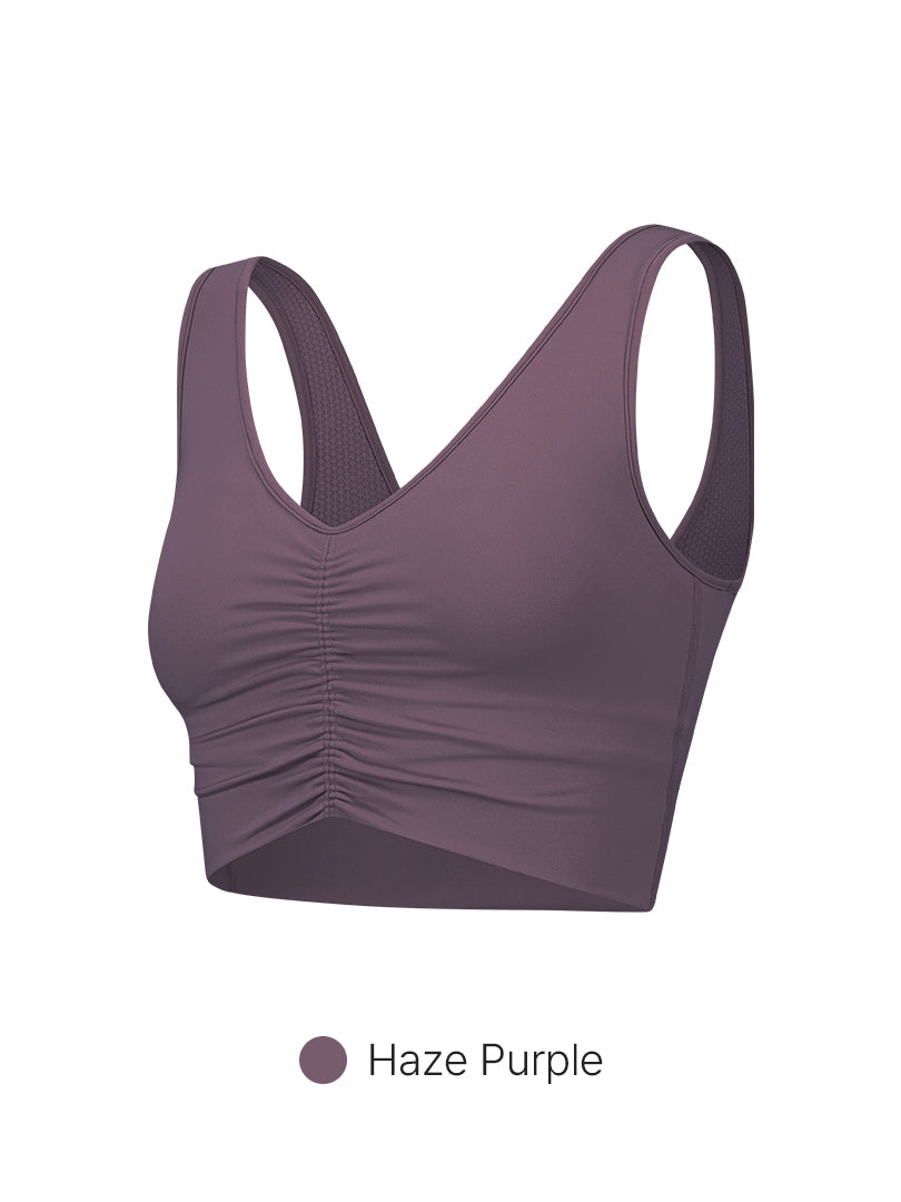 Airexpert Ruched Longline Bra