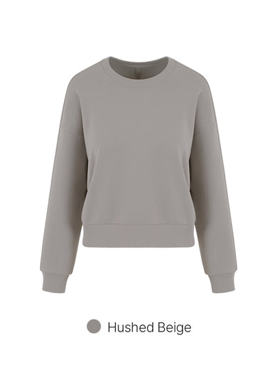 Mildmooth Oversized Fit Cropped Sweatshirt