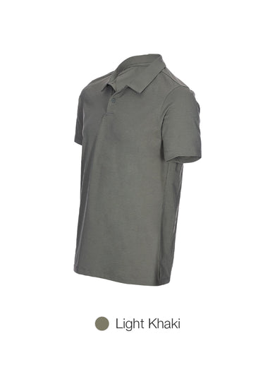 [2 SET] Men's Airy Fit Short Sleeve Polo Shirt