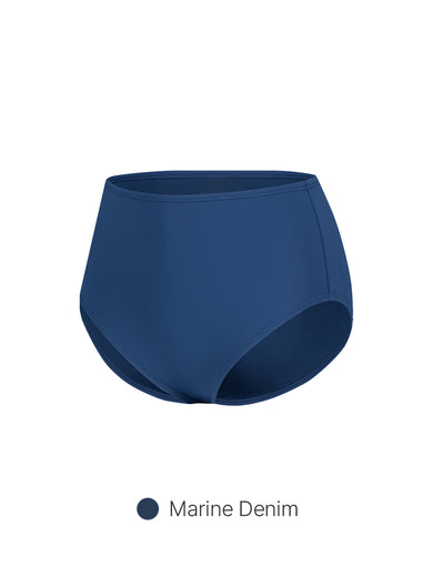 Solid Bikini Bottom (High-Waisted / Basic)