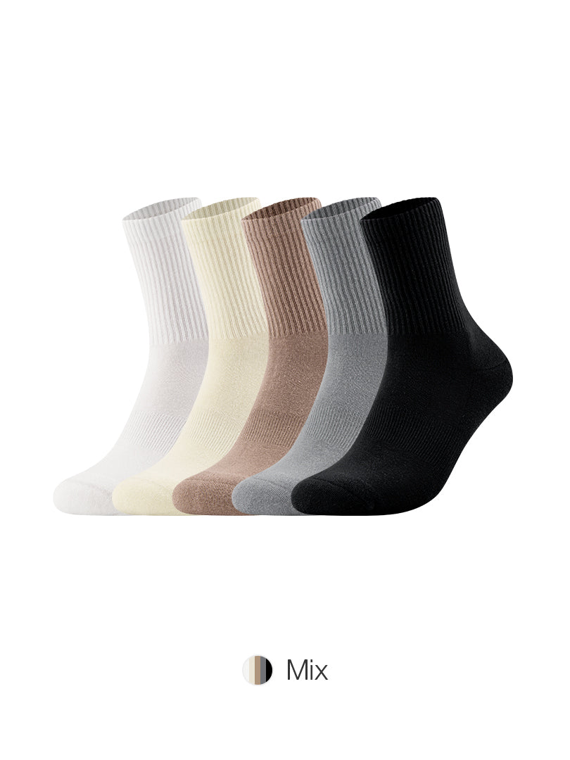 Aircomfy Crew Socks 5set
