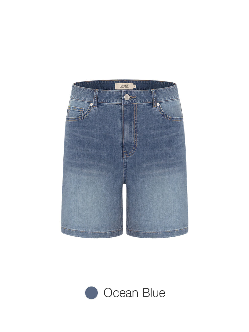 Ice Airdenim Shorts (Knee Length)