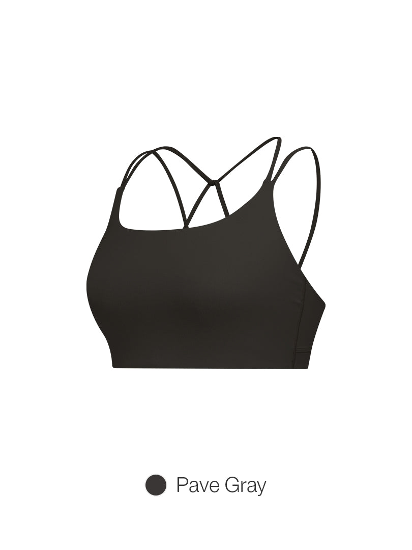 [SET] Softension Cross Back Bra & short leggings
