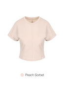 Cotton Roll-Up Short Sleeve Cover-Up