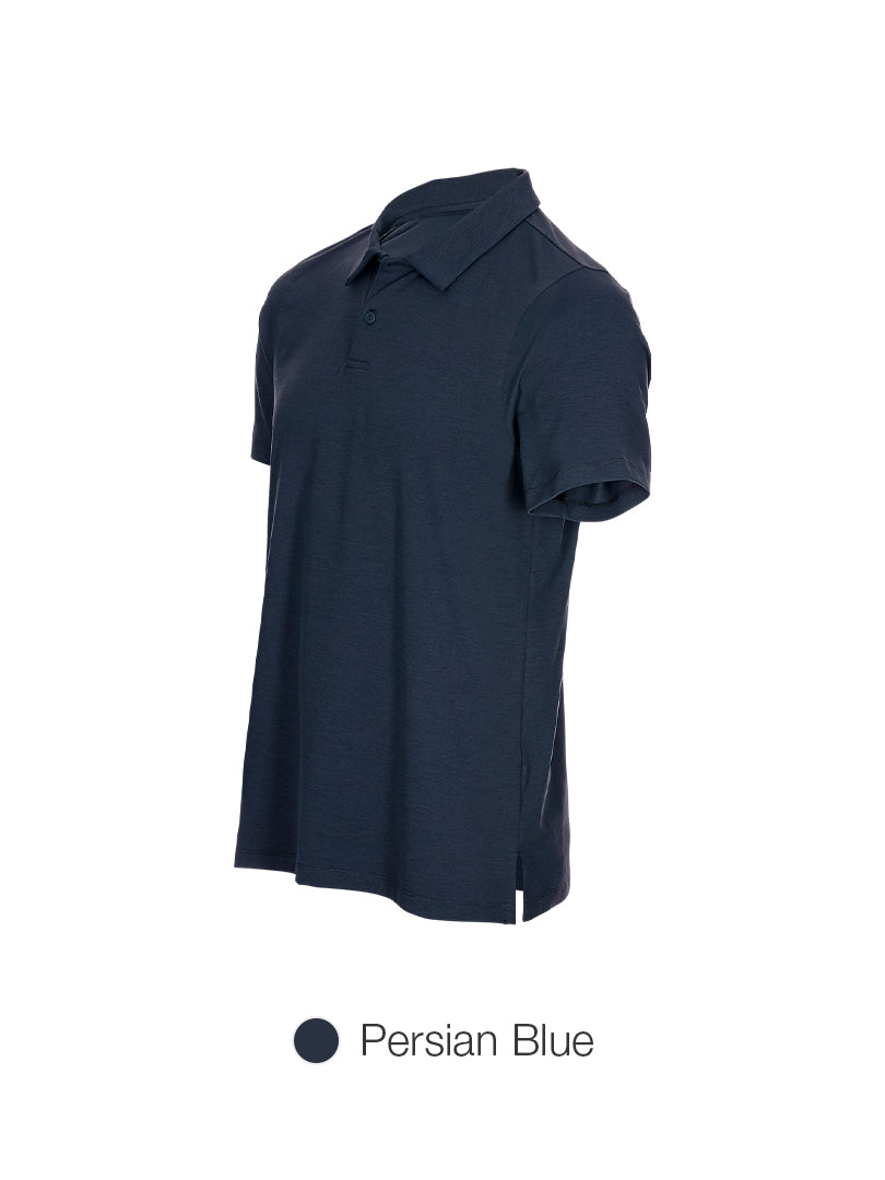 [2 SET] Men's Airy Fit Short Sleeve Polo Shirt