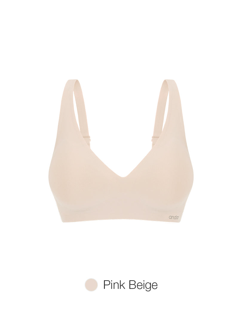 [3 SET] All-Day Fit C–D Cup Bra (Hook & No-hook) & Panty