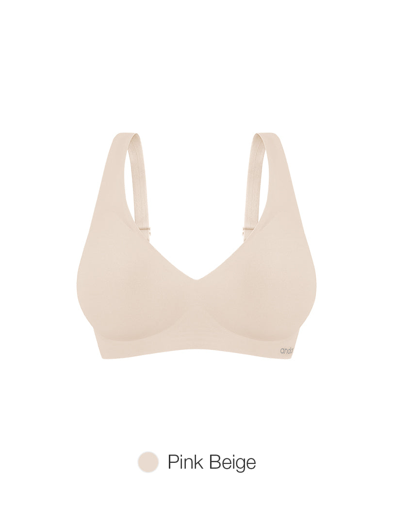 [Exclusive: First Try][2 SET] All-Day Fit Bra (Hook & No-hook)