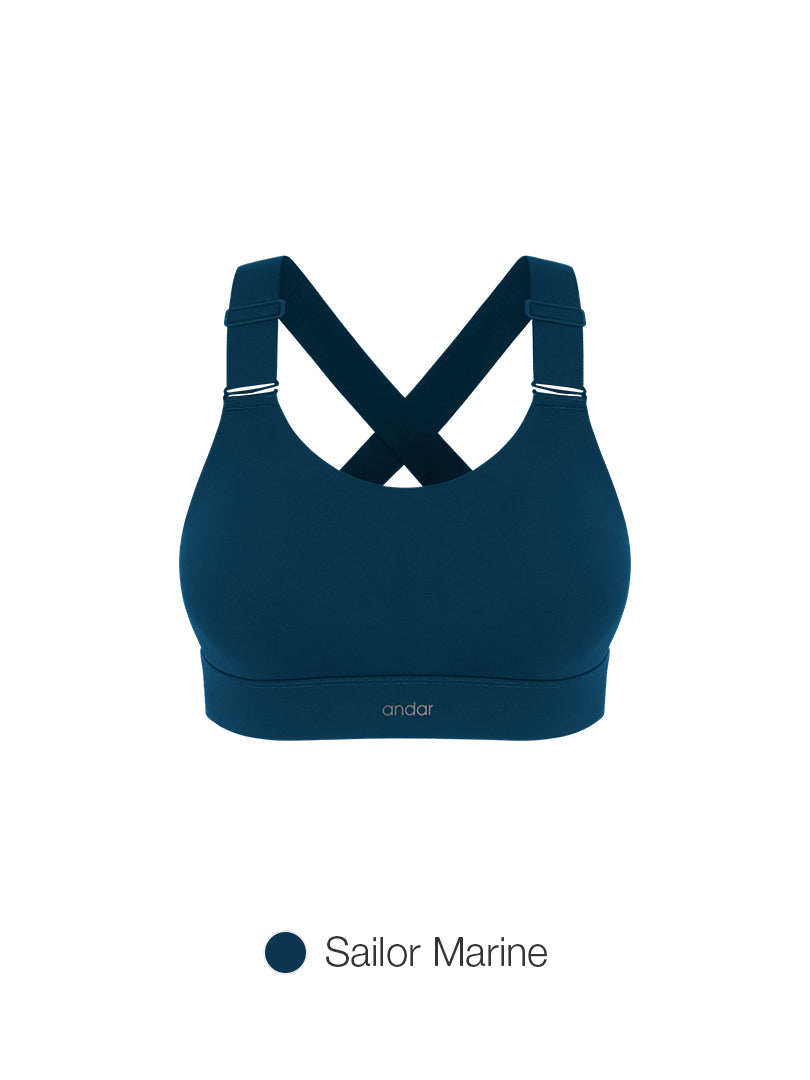 Running High Support Bra (Molded Cup, Hook & Eye)