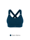 Running High Support Bra (Molded Cup, Hook & Eye)