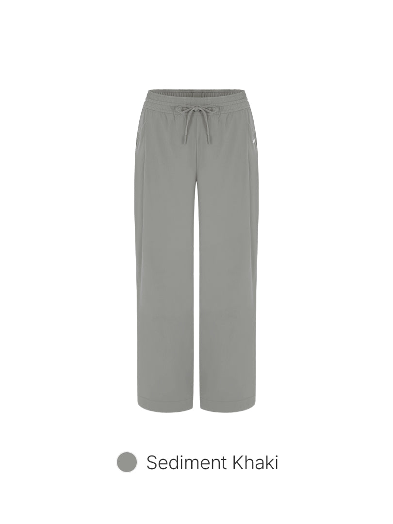 [SET] airst Wide Pants & Ribbed Sleeveless