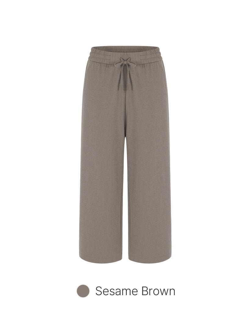Airy Fit Wide Cropped Pants