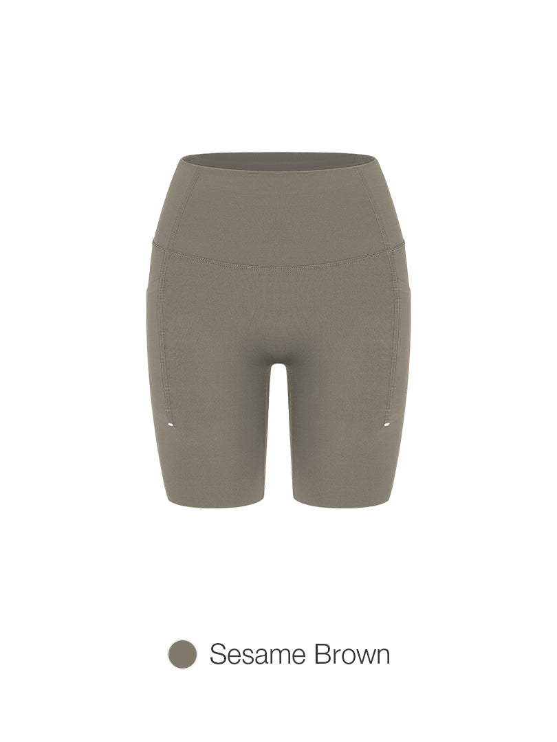 Running Biker Shorts with Pockets