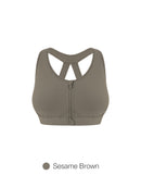 Running Front-Zip Bra