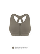 Running Front-Zip Bra