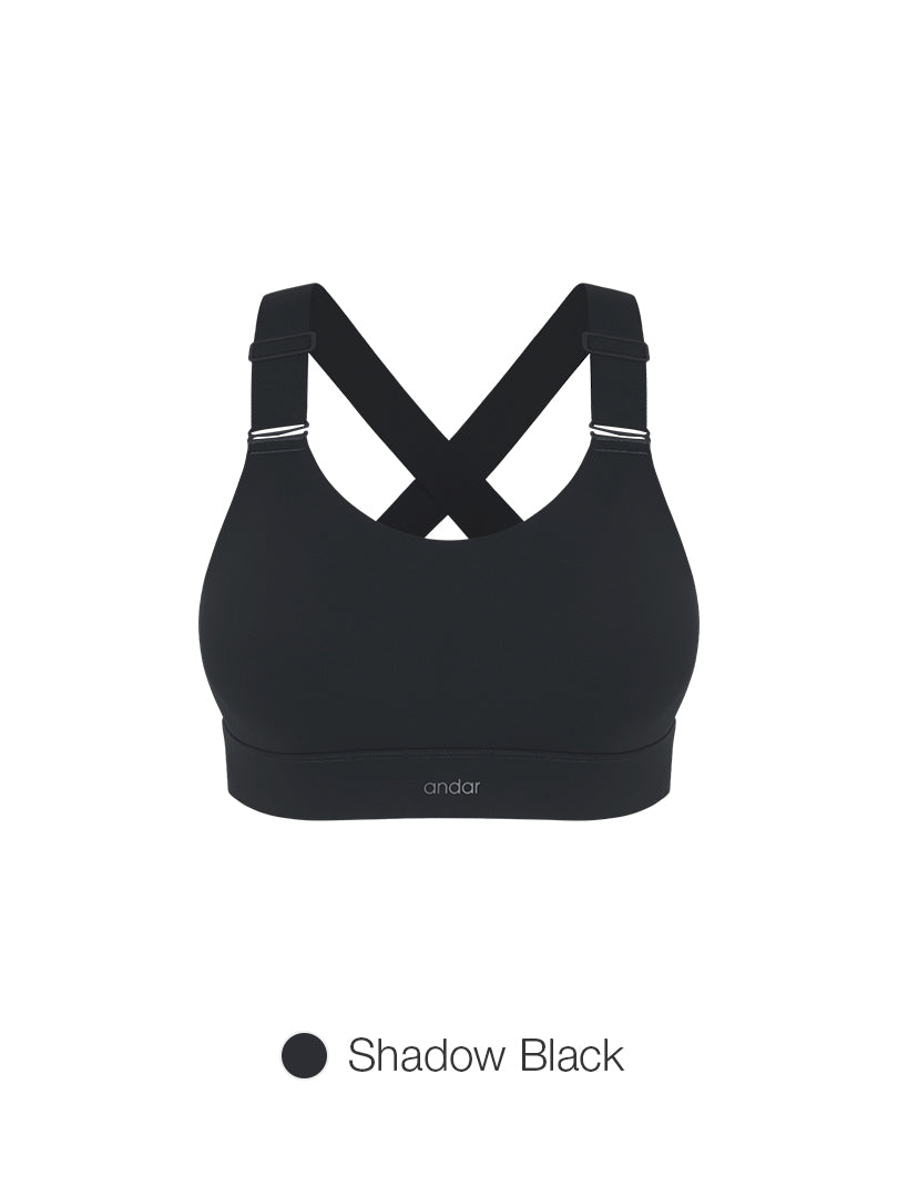 Running High Support Bra (Molded Cup, Hook & Eye)