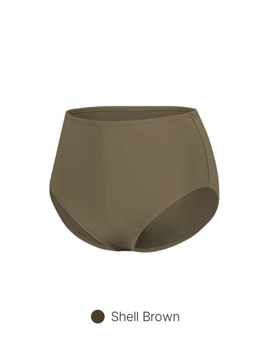 Solid Bikini Bottom (High-Waisted / Basic)