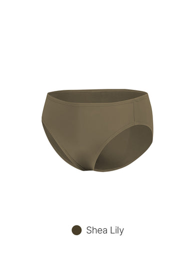 Solid Bikini Bottom (High-Waisted / Basic)