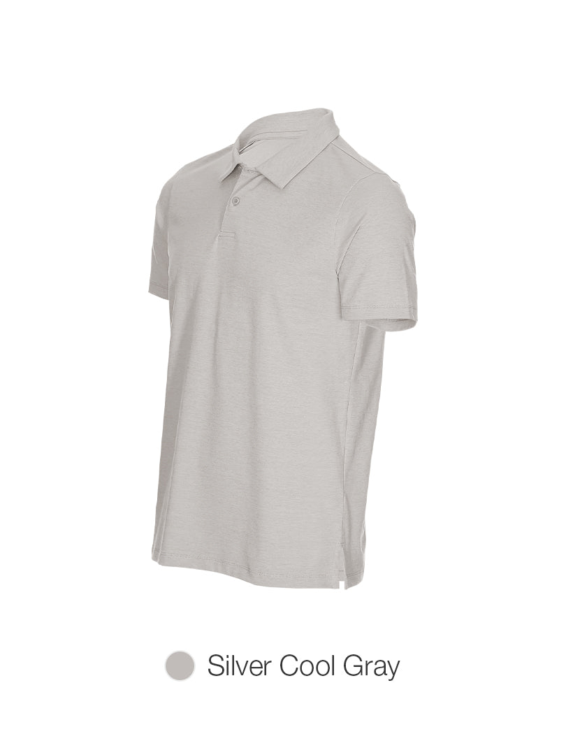 [2 SET] Men's Airy Fit Short Sleeve Polo Shirt