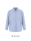 comfort fresh Oversized Long Sleeve Shirt