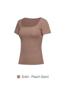 Airtouch Square Neck Short Sleeve (Solid)