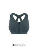 Running Front-Zip Bra