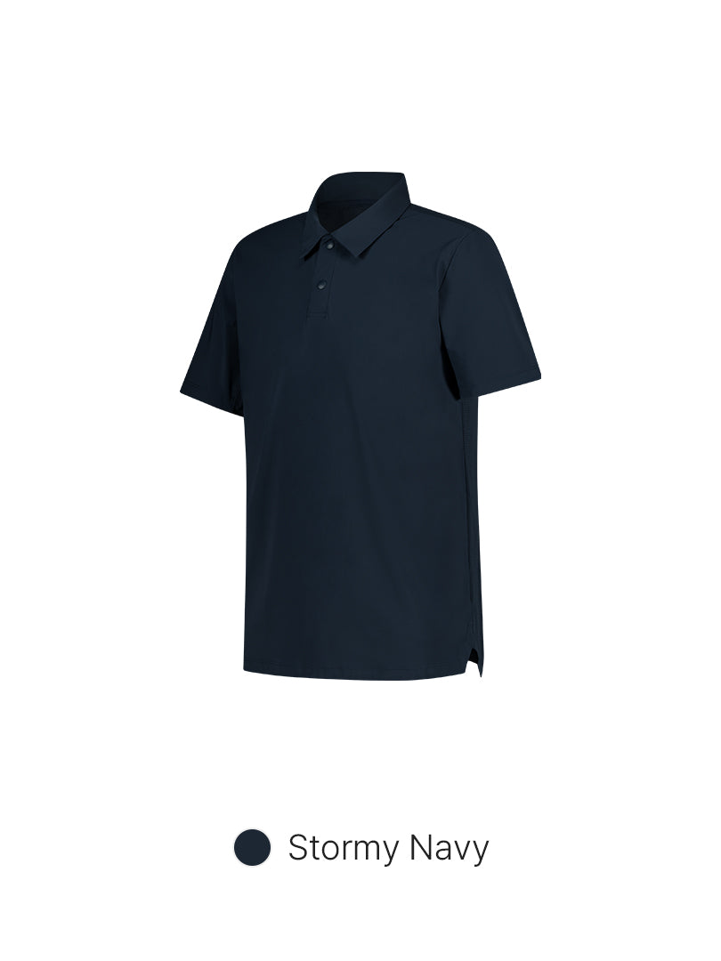 Men's Ice Ventilated Short Sleeve Polo Shirt