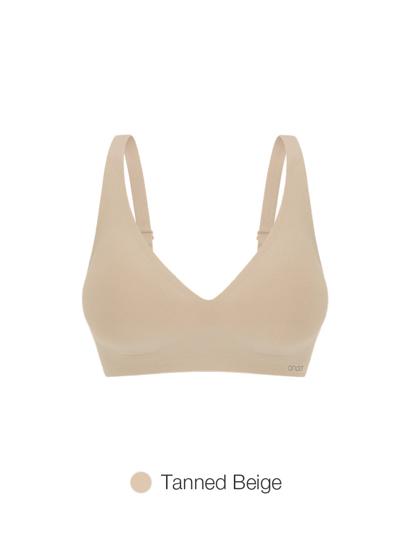 [2 SET] All-Day Fit C–D Cup Bra (Hook & No-hook)