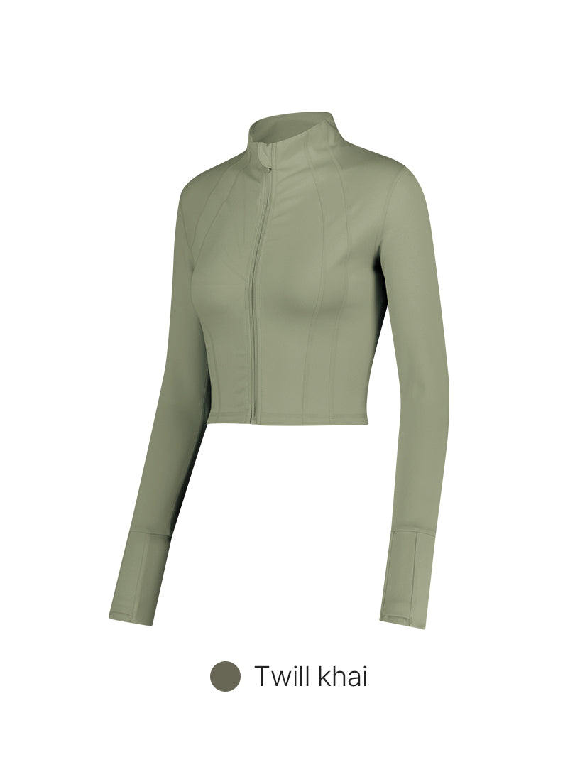 Comfort Fit Cropped Jacket – andar Singapore