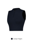 [SET] Airywin Mock Neck Zip Longline Bra & Short Leggings