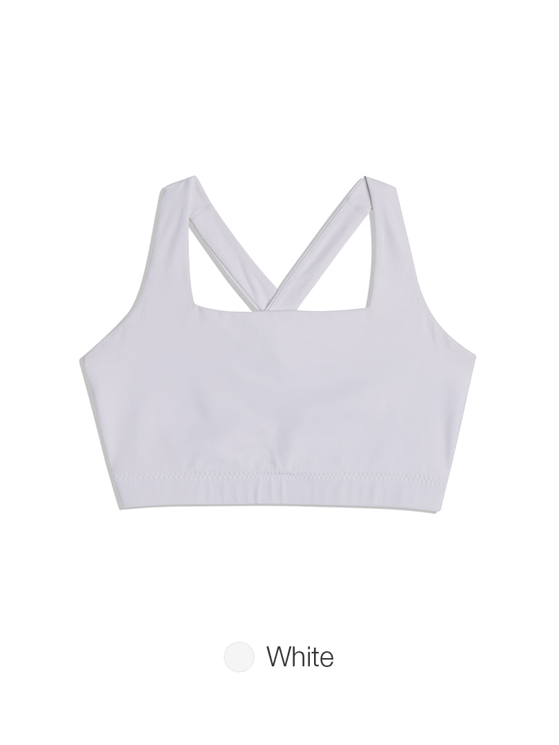 [SET] Airywin Square Neck Bra & Short Leggings