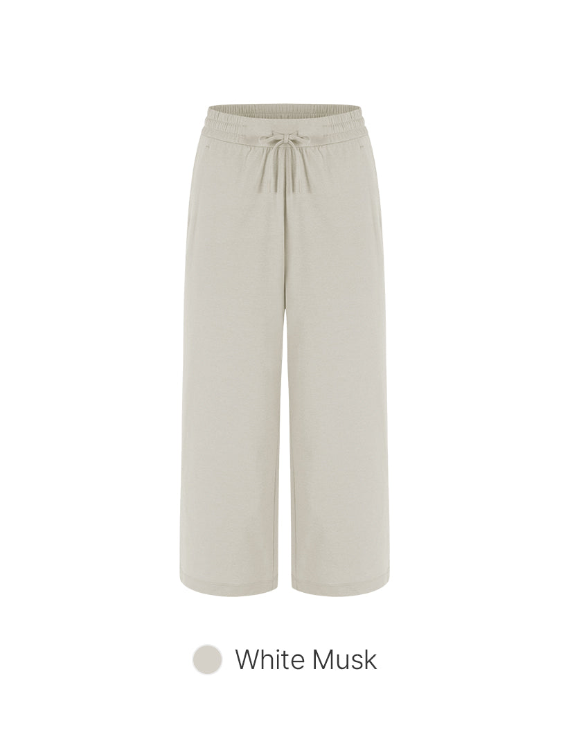 Airy Fit Wide Cropped Pants