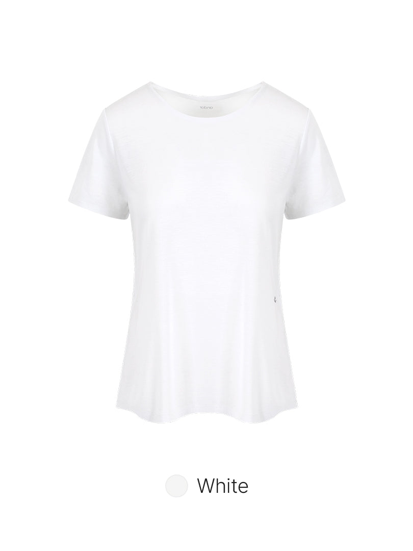 Lyocell Sustainable Seamless Short Sleeve