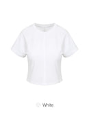 Cotton Roll-Up Short Sleeve Cover-Up