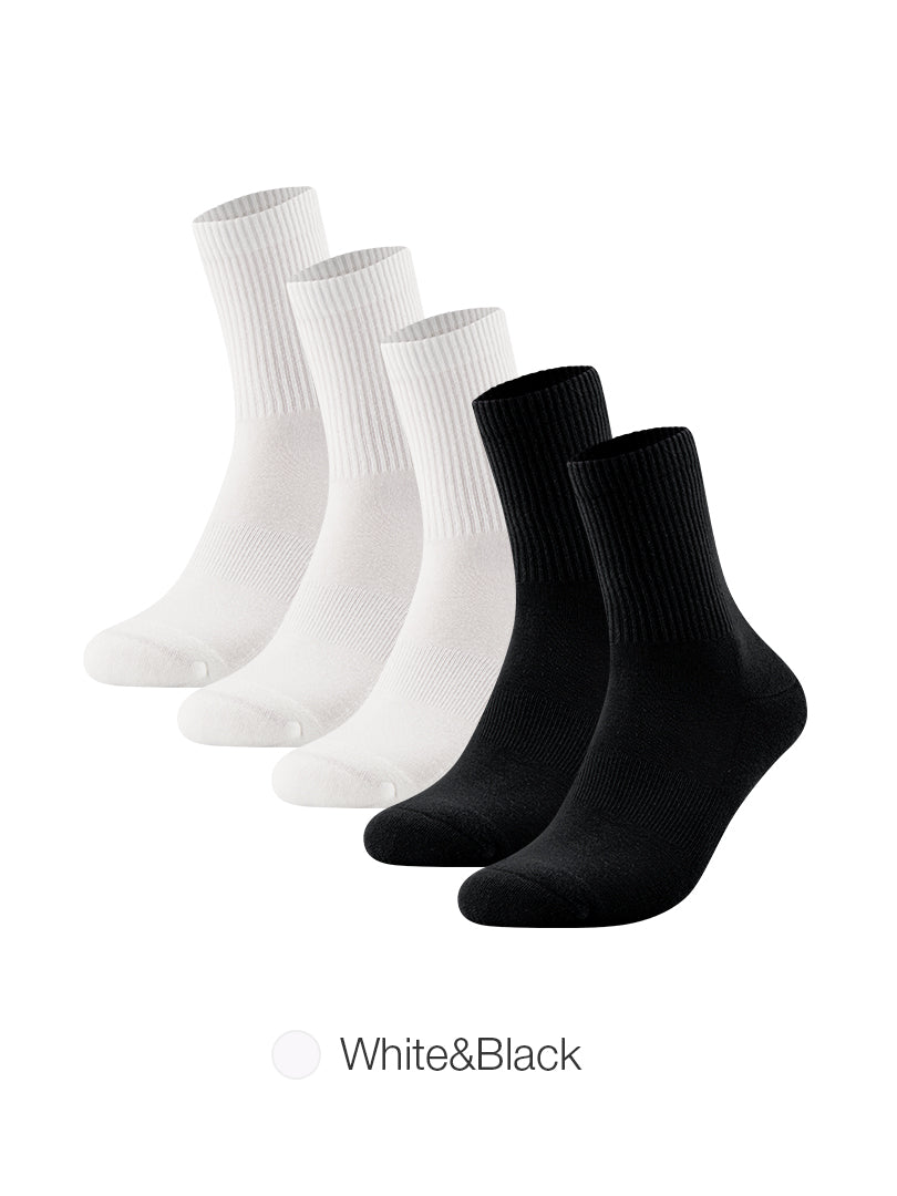 Aircomfy Crew Socks 5set