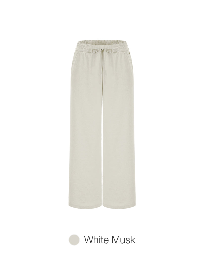 [2 SET] Airy Fit Wide Pants