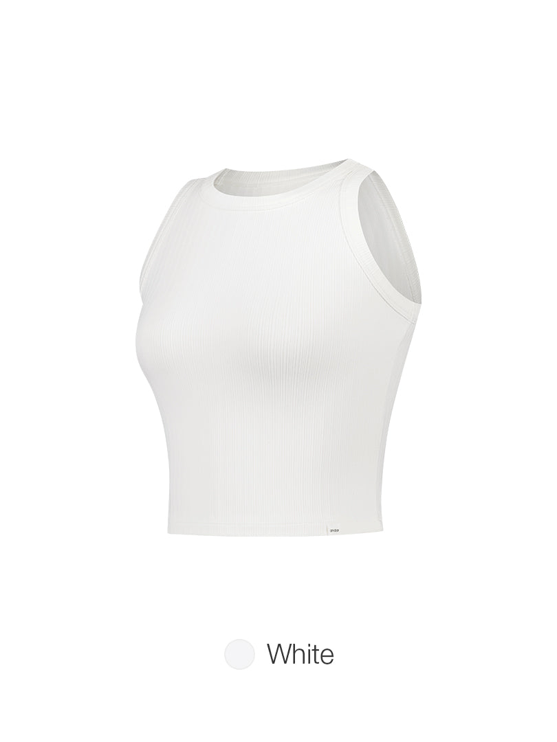 ribbed Cropped Tank Top
