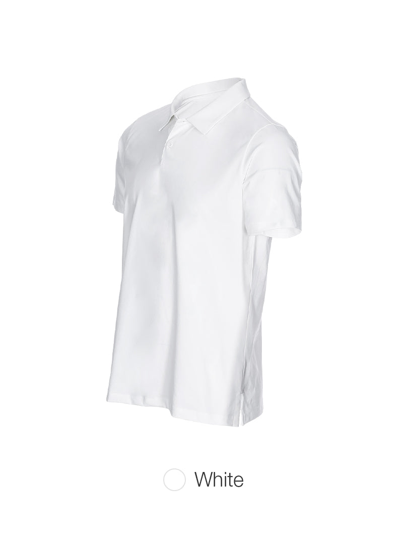 [2 SET] Men's Airy Fit Short Sleeve Polo Shirt