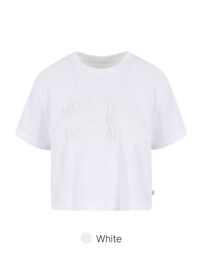 Airessential Move Your Life Forward Cropped Short Sleeve