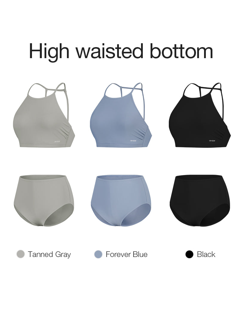 [SET] Halter Bikini Top & Bottom