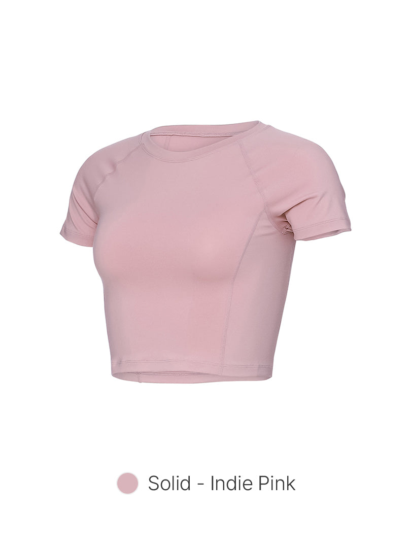 [3 FOR S$100] Airtouch Pace Cropped Short Sleeve