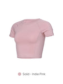 [3 FOR S$100] Airtouch Pace Cropped Short Sleeve