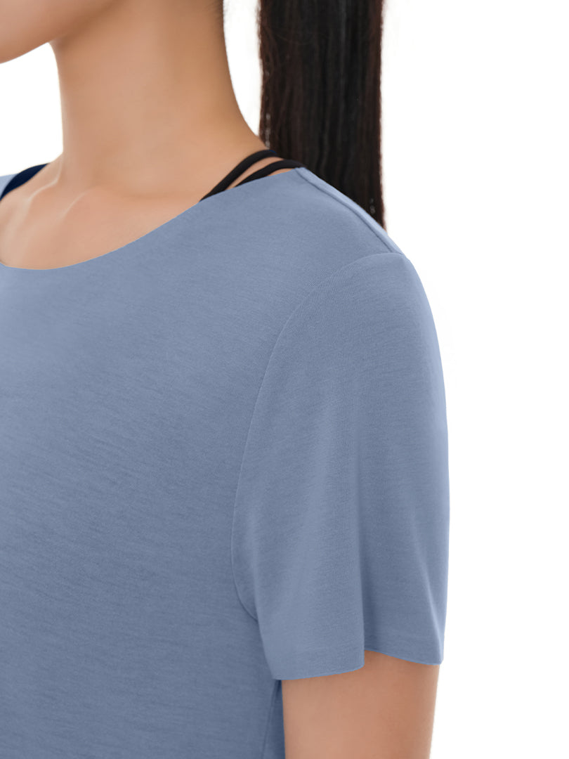 Lyocell Sustainable Seamless Short Sleeve