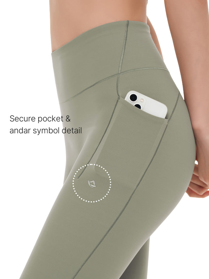 Airywin Flare Pocket Leggings (Short)