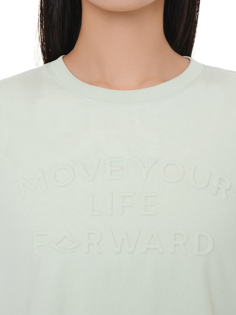 Airessential Move Your Life Forward Cropped Short Sleeve