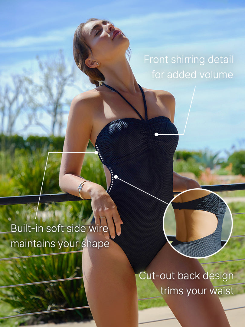 Halter One-Piece Swimsuit