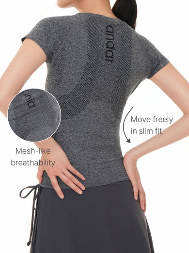 Skin Feel Slim Fit Short Sleeve